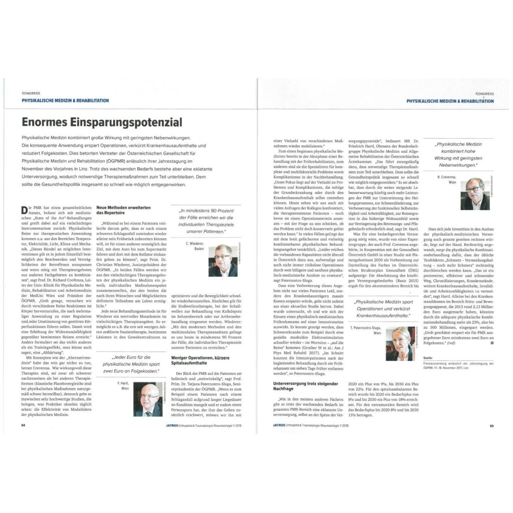 Physikalische Medizin Rehabilitation-2018