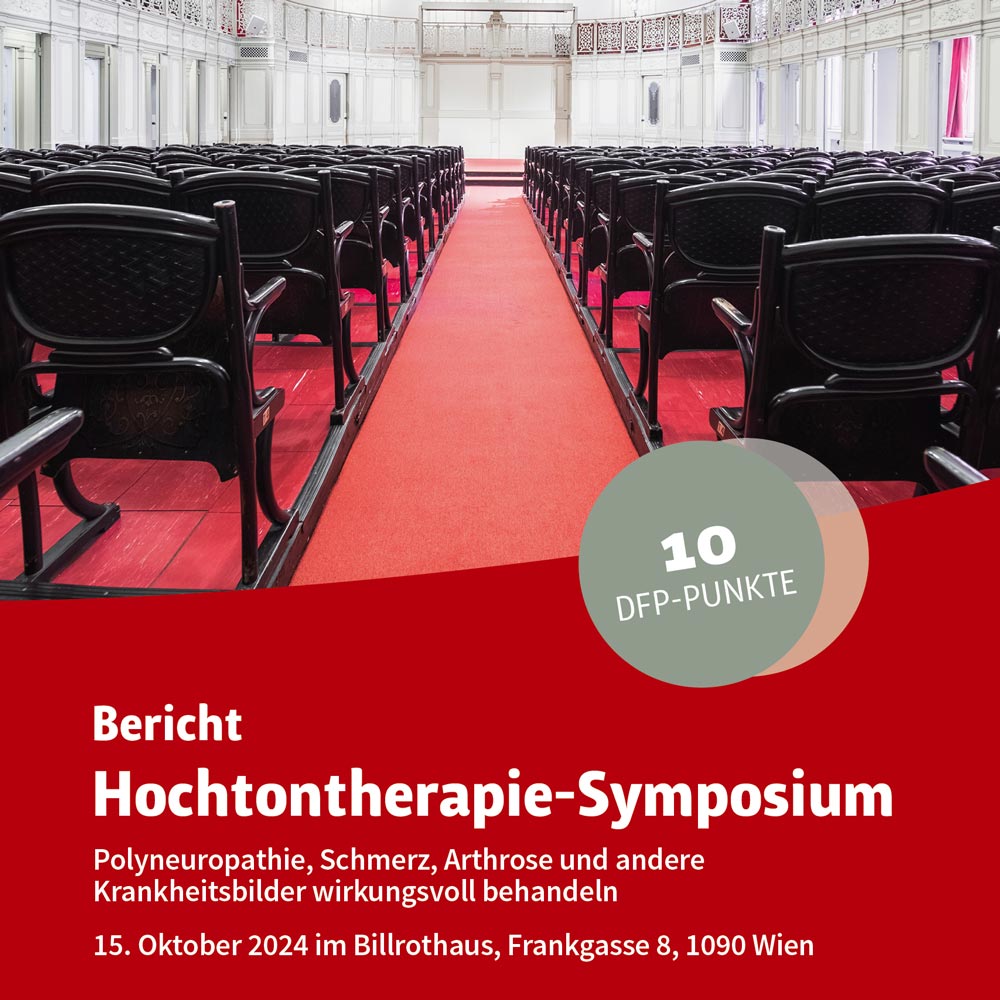 Bericht: Symposium Hochtontherapie